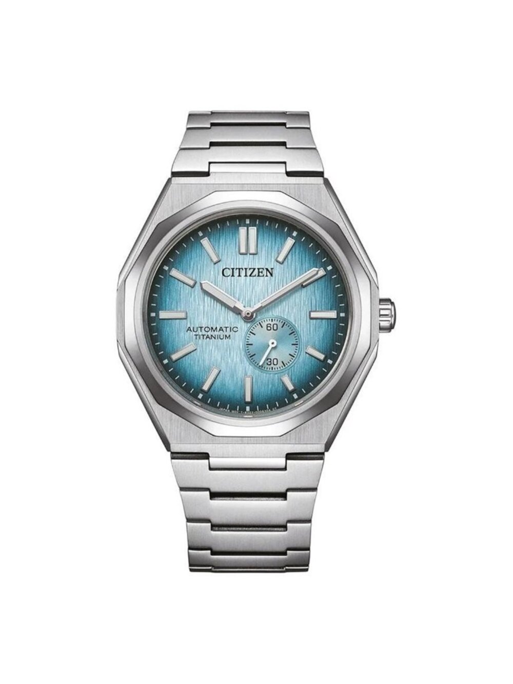 NWT Citizen Zenshin 60 Automatic Light Blue Dial Men's Watch